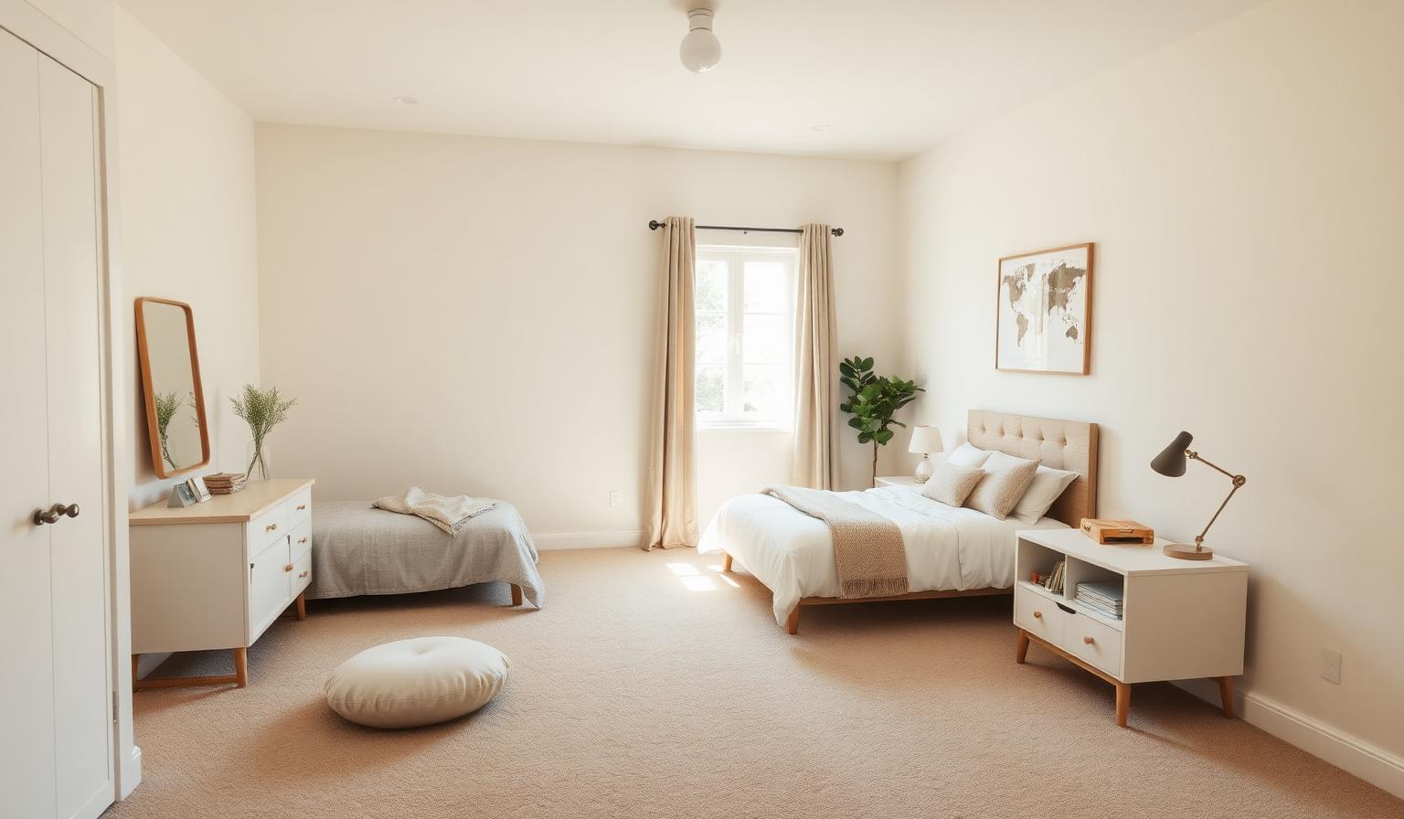 Warm residential carpet flooring in a Carroll Iowa living space