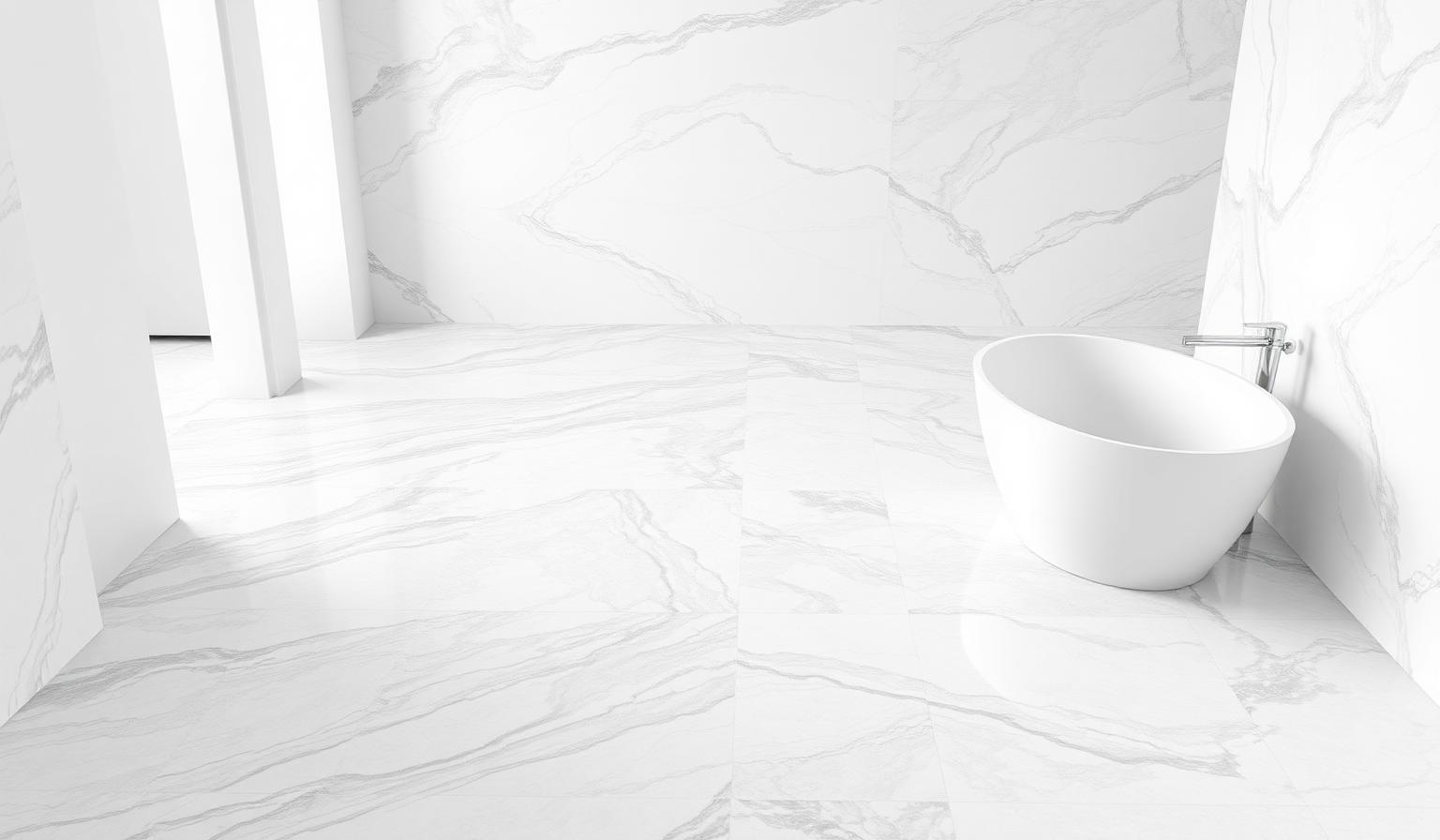 Natural stone flooring in a Carroll Iowa bathroom